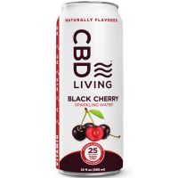 CBD Living - Black Cherry Sparkling Water